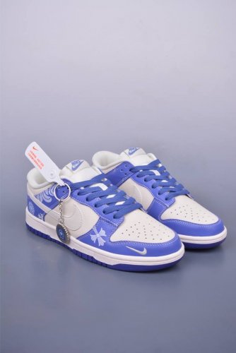 Nike Sb Dunk Low Chrome Hearts Co-Brande D Purely Original Factory Product Highl