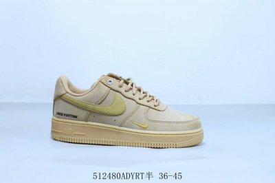 Nike Air Force 1 Af1 Nike Low-Top Air Force One Casual Sneakers Wheat 512480Adyr