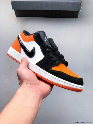 Second-Layer Authentic Label! Nike Air Jordan Low 1 Classic Casual Shoes 0503861
