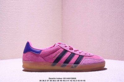 Adidas Originals Gazelle Indoor Retro Three-Stripe Slip-Resistant Transparent Ru