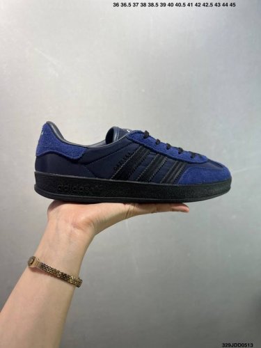 Adidas Originals Gazelle Indoor Retro Three-Leaf Clover Slip-Resistant Transpare