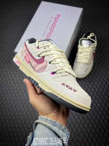 c Nike Dunk Low Panda Prank Film Love Letter Rice Powder Love Language Low-To