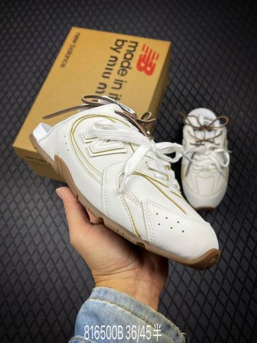 B Miumiu&Nb Joint Model New Color New Maillard Color German Training Shoes Sneak