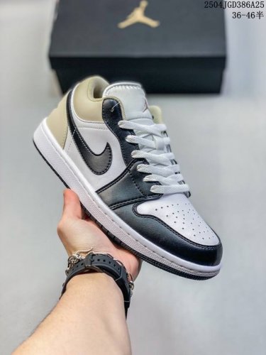 Original Version Air Jordan 1 Low Low-Top Gray White Blue Aj1 Jordan 1 Aj1 Jorda