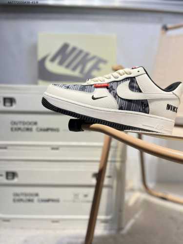 nk Air Force 1'07 Low Air Force One Low-Top Casual Shoes#Customized Leather,