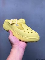 Crocs Classic Mary Jane Eva Lightweight Slip-On Shoes Closed Cell Resin Can Auto