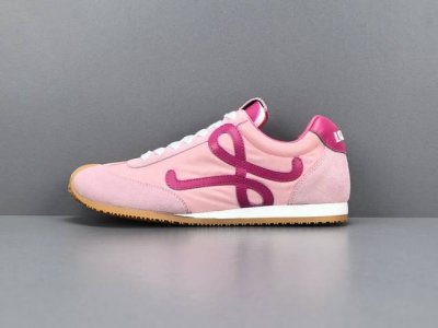 Channel Advantage! Counter Version Loewe Ballet Runner 2.0 Calfskin Round Toe La