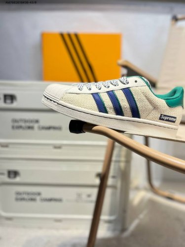 supreme X Adidas Originals Superstar Shell Toe Series Low Top Classic All-Mat