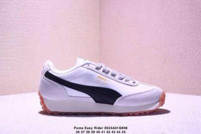 Corporate-Level Puma Easy Rider Ballet Fabric Leather Retro Easy To Wear Shock-A