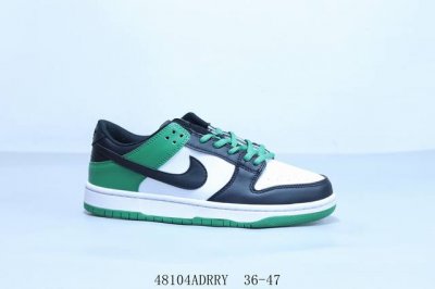 Nike Sb Dunk Low Pro Retro Low-Top Casual Sports Skateboard Shoes Black, White A