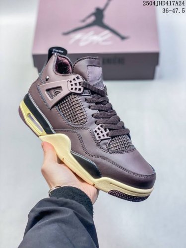 A Ma Maniere X Jordan Air Jordan 4 Retro Violetore Violet Ore Aj4 Joe 4 Burgundy