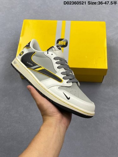 air Jordan 1 Low Og High-End Customization Xiaomi Su7 Beige Green Yellow Inve
