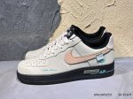 nike Air Force 1 Low White And Gray Edges, Original Last And Original Cardboa