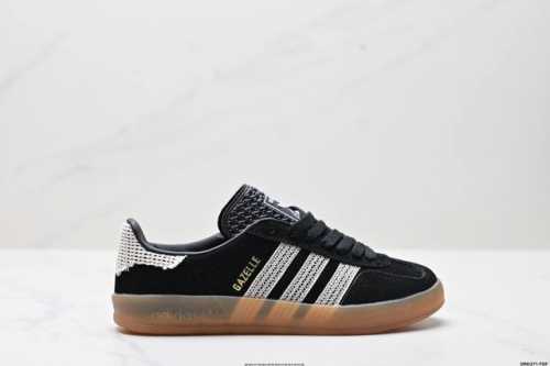 Authentic Adidas Originals Gazelle Indoor Three-Leaf Clover Casual Anti-Slip Dur