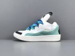 Channel Advantage! Made In Dongguan, Lanvin Curb Leather Patchwork Low-Top Fashi