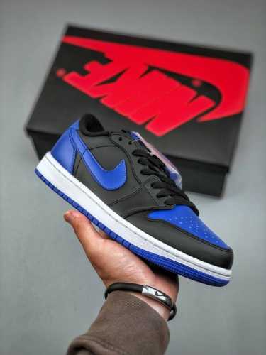 Air Jordan 1 Low Aj1 Joe 1 Royal Blue Low-Top Cultural Leisure Sports Shoes Ib19