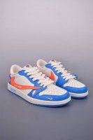 fragment X Travis Scott X Nba Air Jordan 1 Low Three-Party Joint Inverted Hoo