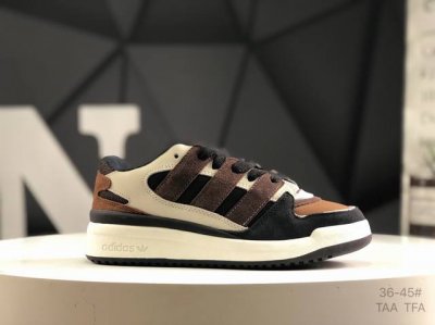Adidas Originals Forum 0 Cl Three-Leaf Clover Low-Top Retro Casual Sneakers A Ti