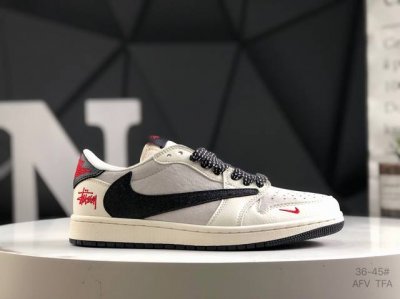 Head Layer With Half Size Nike Air Jordan 1 Low Aj1 Joe 1 Joint High-End Customi
