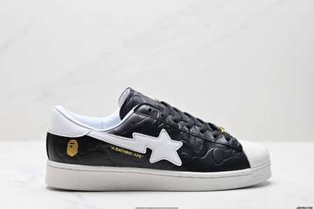 Corporate Bape X Adidas Originals Superstar Shell Toe Series Adidas Trefoil Low - Click Image to Close