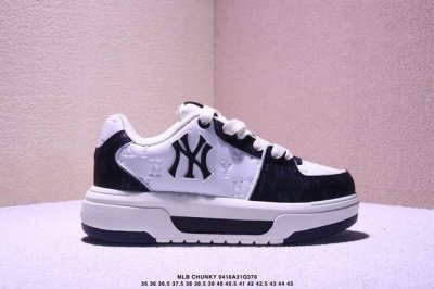 Company-Level Mlb Chunky Liner Sl Canvas Retro Printed Dad Shoes Three-Dimension