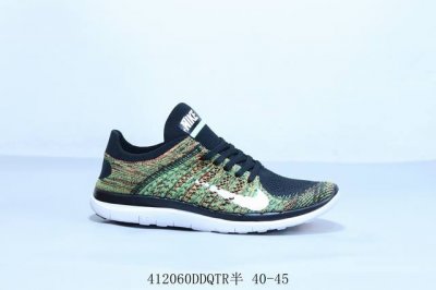 Nike Free4.0 Barefoot Experience Mesh Breathable Lightweight Summer Running Shoe