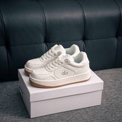Core Private Alo25Ss New Spring And Summer Color Matching White Shoes Thick Sole