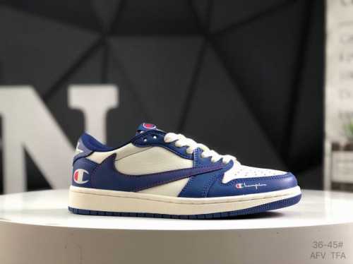 Nike Air Jordan 1 Low Custom Aj-High-End Custom Low-Top Retro Culture Sneakers #