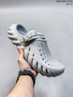 crocs Eva Non-Slip Breathable Sports Sandals For Men And Women, White And Bro