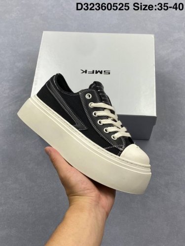 Corporate Level Smfk Cross Flower Women's Shoes Thick-Soled Height-Increasing Ca