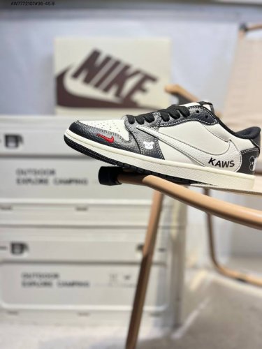 Company-Level First-Layer Leather Jordan Air Jordan 1 Low Aj1 Low-Top Series Bas