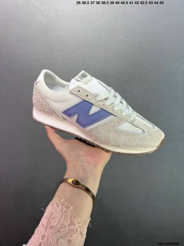 New Balance Nb 471 Series Fabric Cow Split Leather Retro Fashion Non-Slip Wear-R