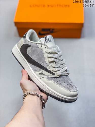 Nike Air Jordan 1 Low Custom Color Matching Custom Aj-High-End Custom Low-Top Re