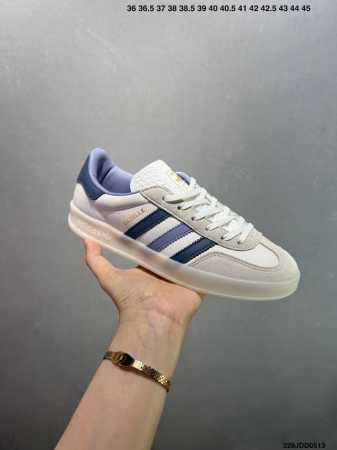 Adidas Originals Gazelle Indoor Retro Three-Stripe Slip-Resistant Transparent Ru - Click Image to Close