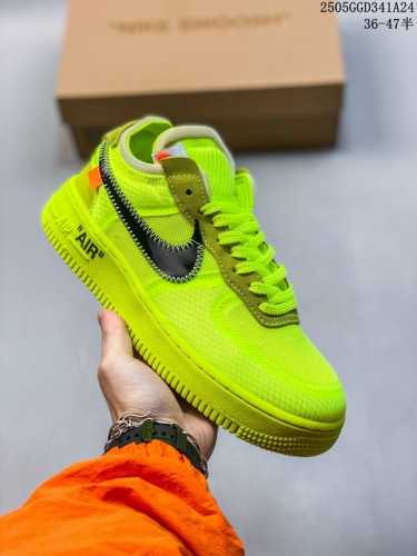 Corporate Off-White X Nike Air Force 1 Ow Joint Air Force One Shoe Continues The