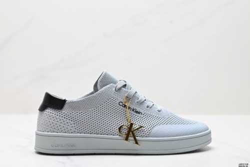 Authentic Calvin Klein Mesh Round-Toe Lace-Up Low-Top Skate Shoes, Sizes: 40-45,