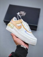 Nike Wmns Air Force 1 Shadow Sail White Onyx Air Force One Lightweight Height-En