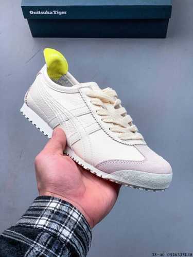 asics Onitsuka Tiger Asics Leather Original Four-Link Tag Midsole Cardboard S