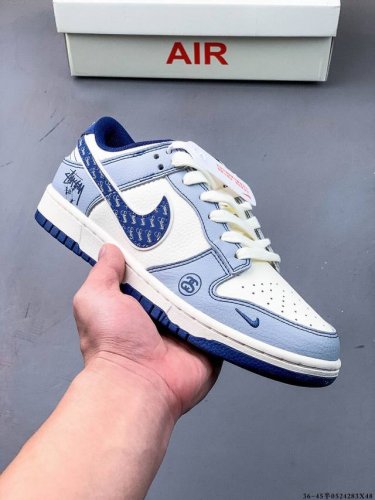 nike Dunk Sb Low Nike Low-Top Skateboard Shoes Pure Original Production Line