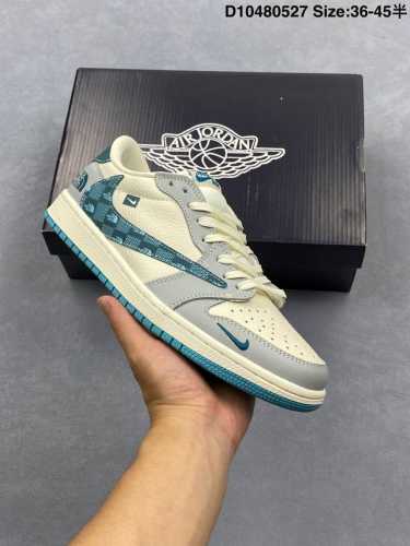 Company-Level Fragment X Travis Scott X Dior Air Jordan 1 Low Three-Party Joint