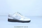 Nike Sb Dunk Low Pro Retro Low-Top Casual Sports Skateboard Shoes Gray And White