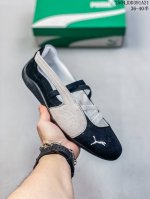 Yldejiapuma Speedcat Comfortable Versatile Thin-Soled Casual Ballet Shoes Silver
