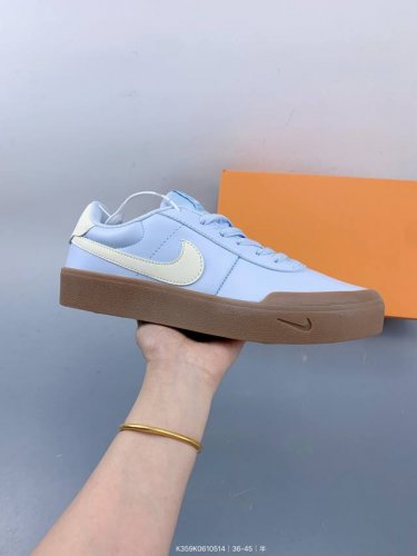 Nike Court Vision Low Nike Skate Shoe Features A Monochromatic Color Scheme Acro