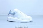 Alexander Mcqueen Mcq Couple's White Sneakers With Thick Soles, Height-Enhancing