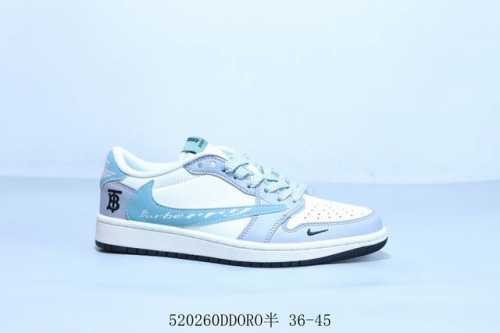 Jordan Air Jordan 1 Low Aj1 Jordan 1 Low-Top Retro Cultural Casual Sports Basket