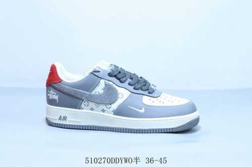 Nike Air Force 1 Af1 Nike Low-Top Air Force One Casual Skate Shoes Stussy Produc