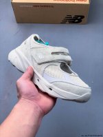 New Balance Princess Shoes Mary Jane Mesh Splicing Velcro Sandals Fashionable An