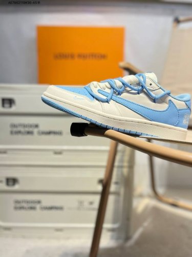 Company-Level First-Layer Leather Jordan Air Jordan 1 Low Aj1 Low-Top Series Bas