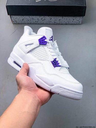 Company-Level Air Jordan 4 Retro Og Cement Aj4 Joe 4 Retro Casual Sports Basketb