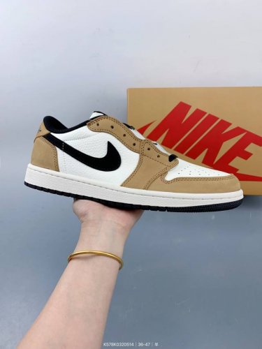 Company-Grade Nike Air Jordan 1 Retro Low Og Aj1 Low-Top Casual Skate Shoes Offi
